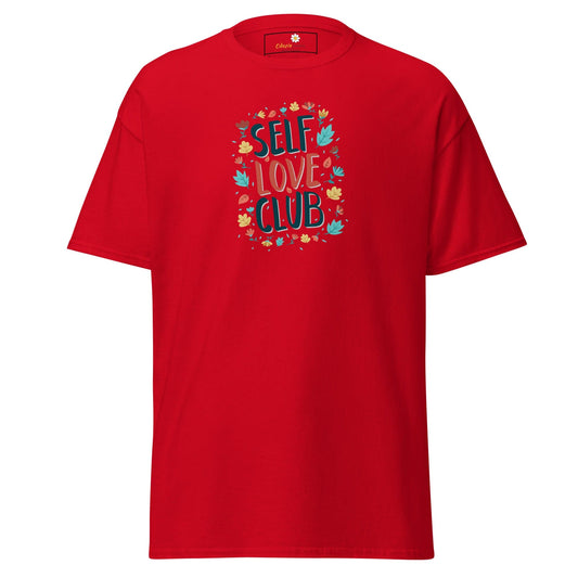 Unisex classic t-shirt - POSITIVE SELF LOVE CLUB - REGULAR - Red / S