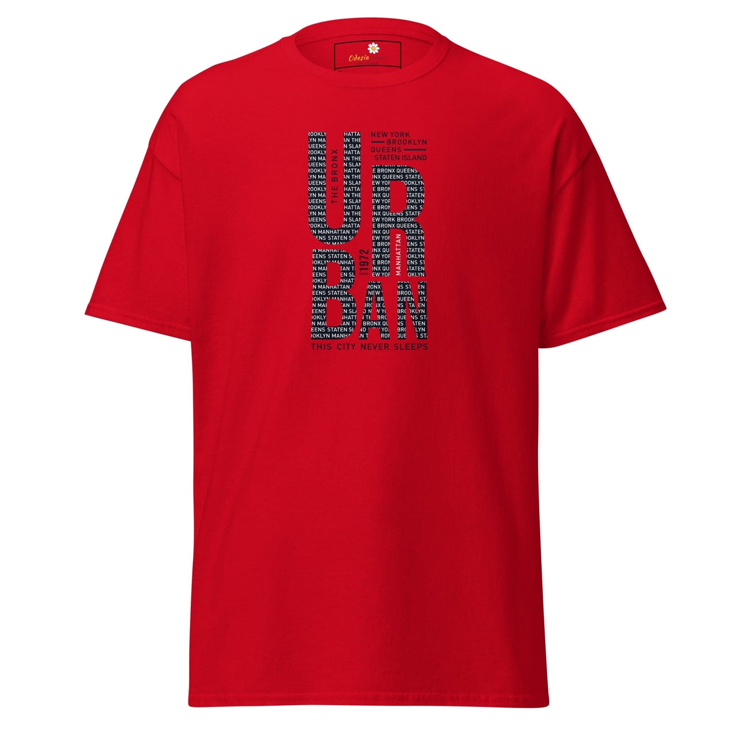 Unisex classic t-shirt - URBAN DESIGN - REGULAR - Red / S