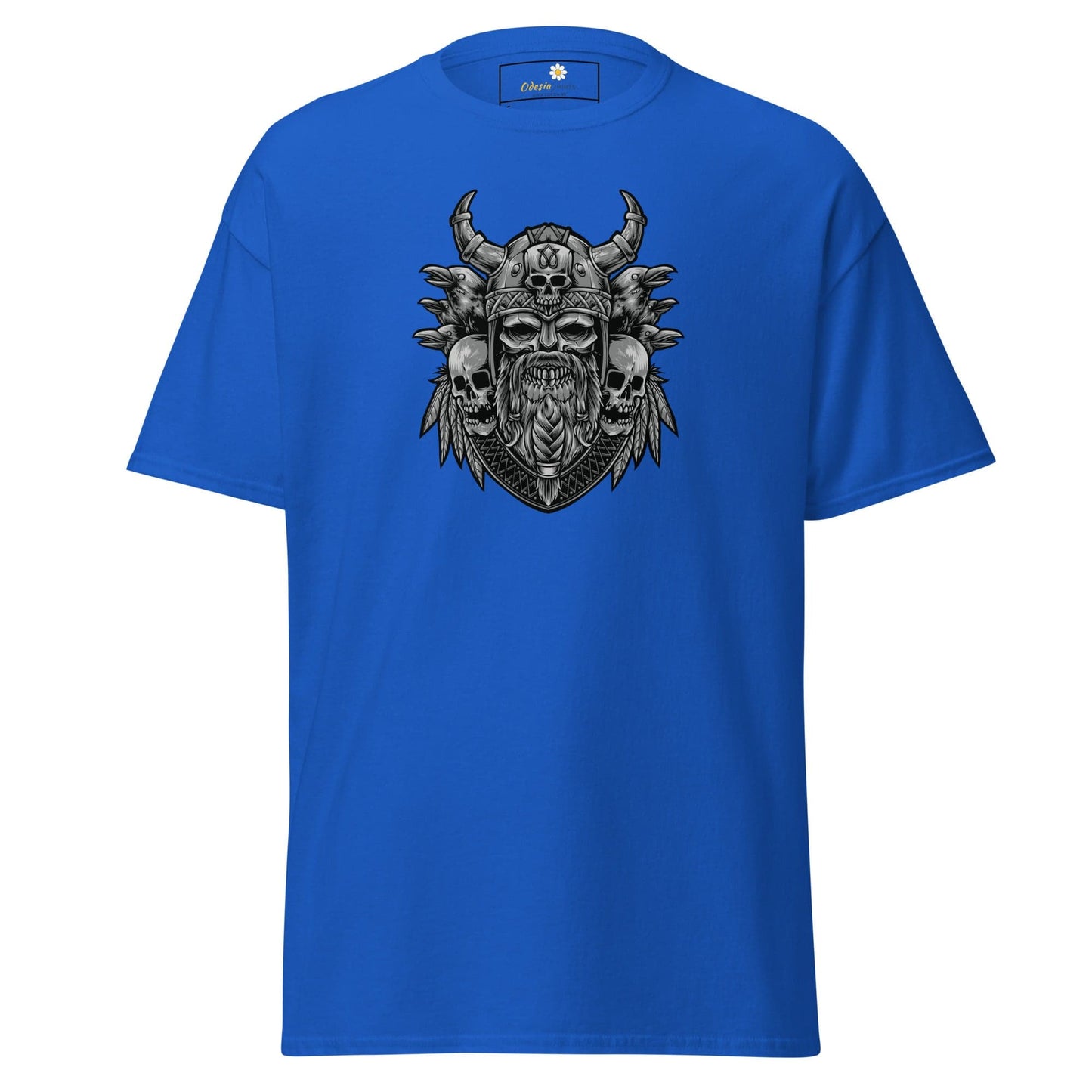 Unisex classic t-shirt - MYSTIC SKULL VIKING - REGULAR - Royal / S