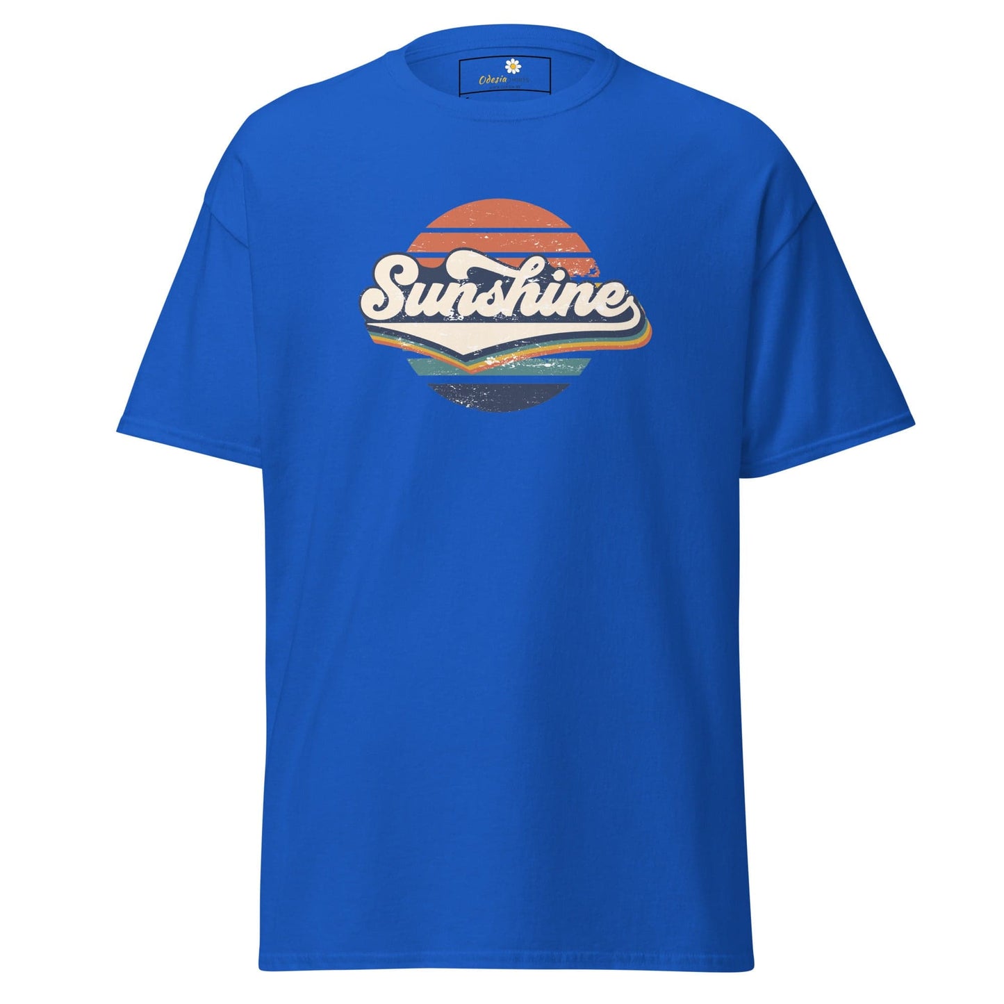 Unisex classic t-shirt - SUMMER SUNSHINE - REGULAR - Royal / S