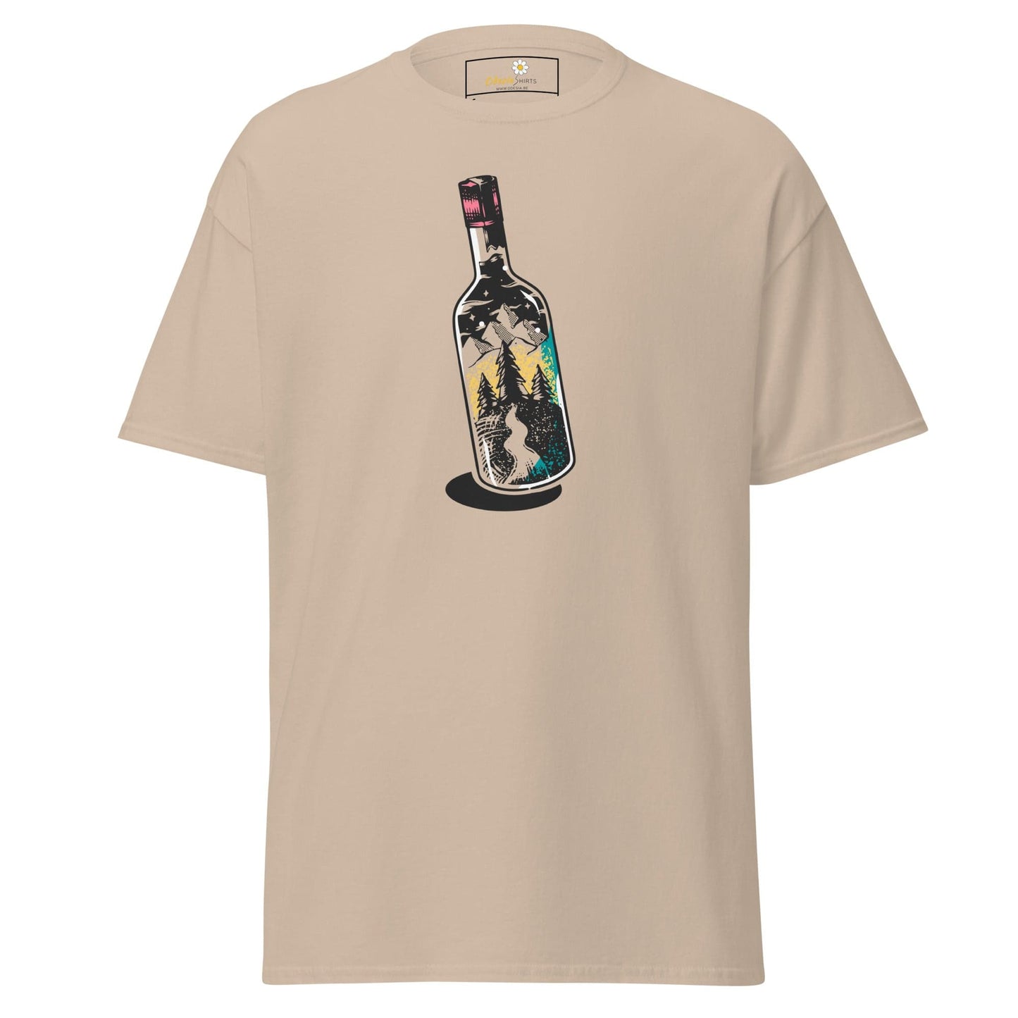 Unisex classic t-shirt - FANTASY LIGHT BOTTLE - REGULAR - Sand / S