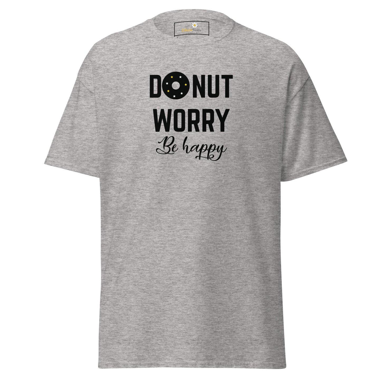 Gray T-shirt with donut graphic from T-SHIRT DESIGN TEE MAN WOMAN S-XL