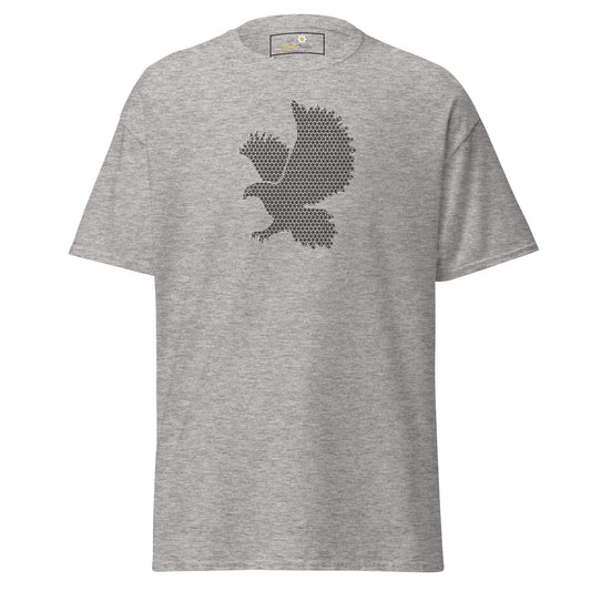 Unisex classic t-shirt - ABSTRACT BIRD - REGULAR - Sport Grey / S