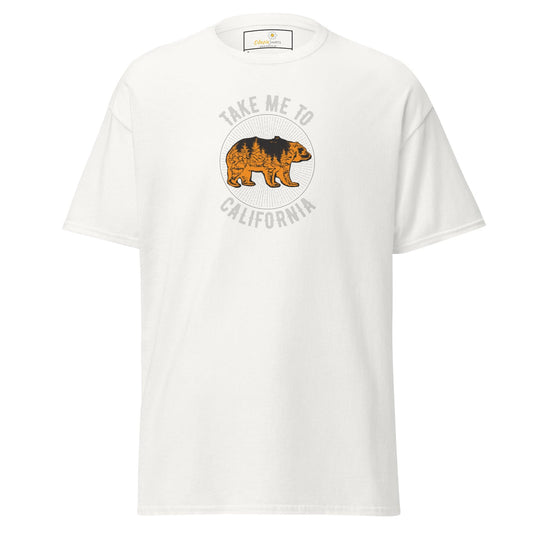 Unisex classic t-shirt - TAKE ME TO CALIFORNIA - REGULAR - White / S