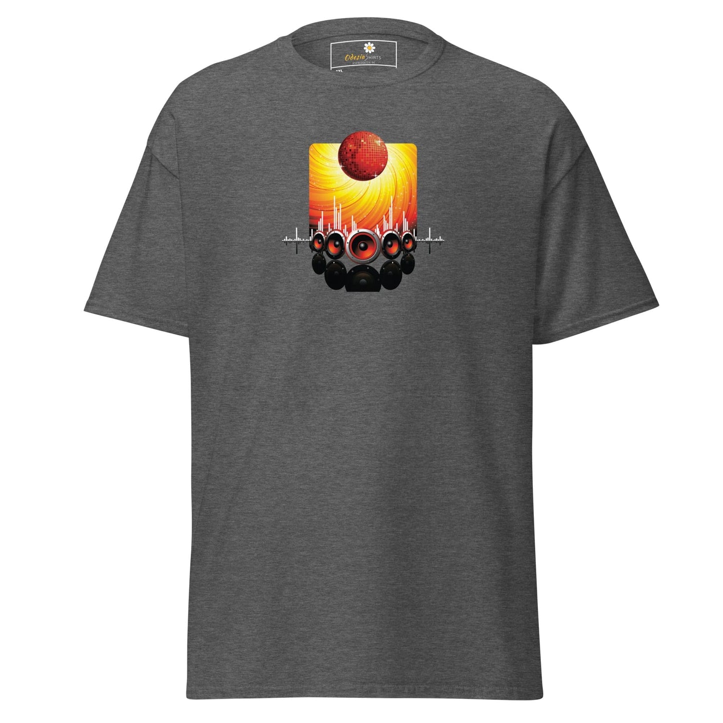 Gray T-shirt with graphic design for Men and Women in sizes 2XL to 5XL