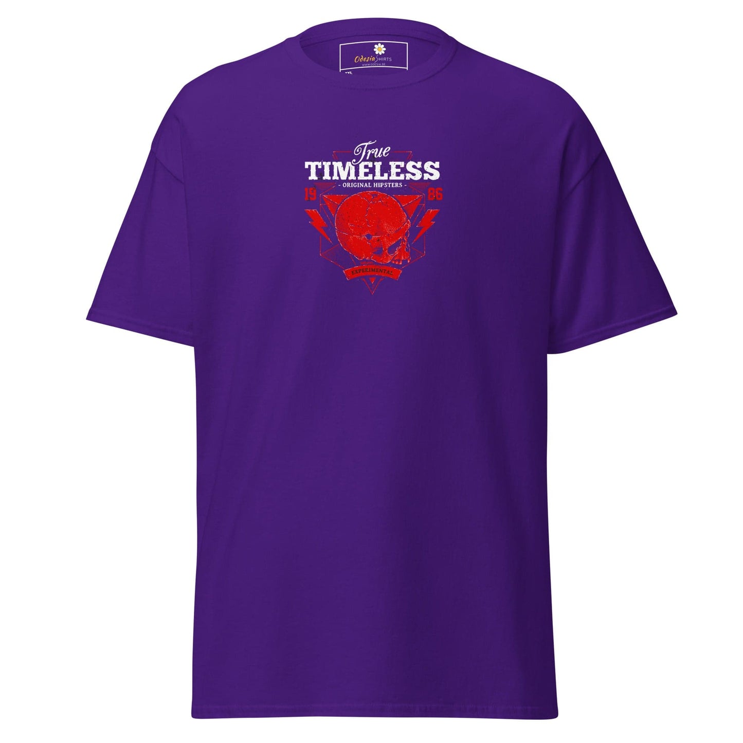 Purple T-shirt with graphic design for Men and Women in 2XL to 5XL sizes