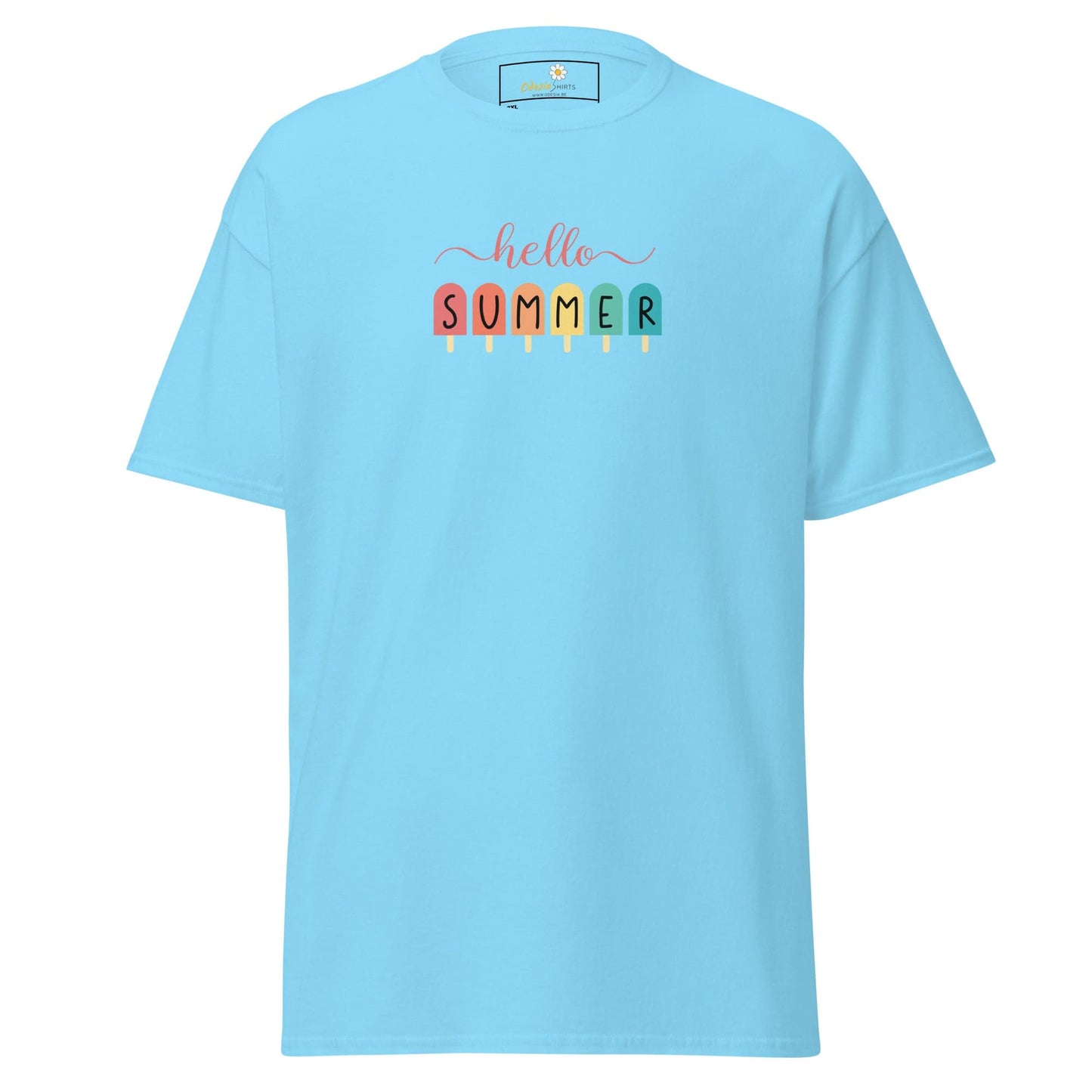 T-shirt Design Tee • Men / Women • [2xl-5xl] - Sky / 2xl